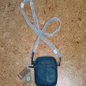 American Leather Company Cleveland Dark Teal Mini Crossbody Bag NWT